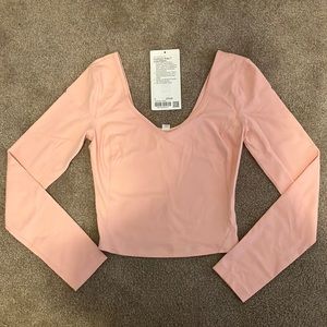 lululemon Dew Pink Align Long Sleeve Size 2